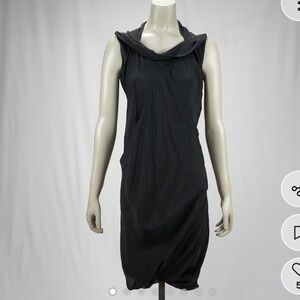 Rick Owens Black silk dress